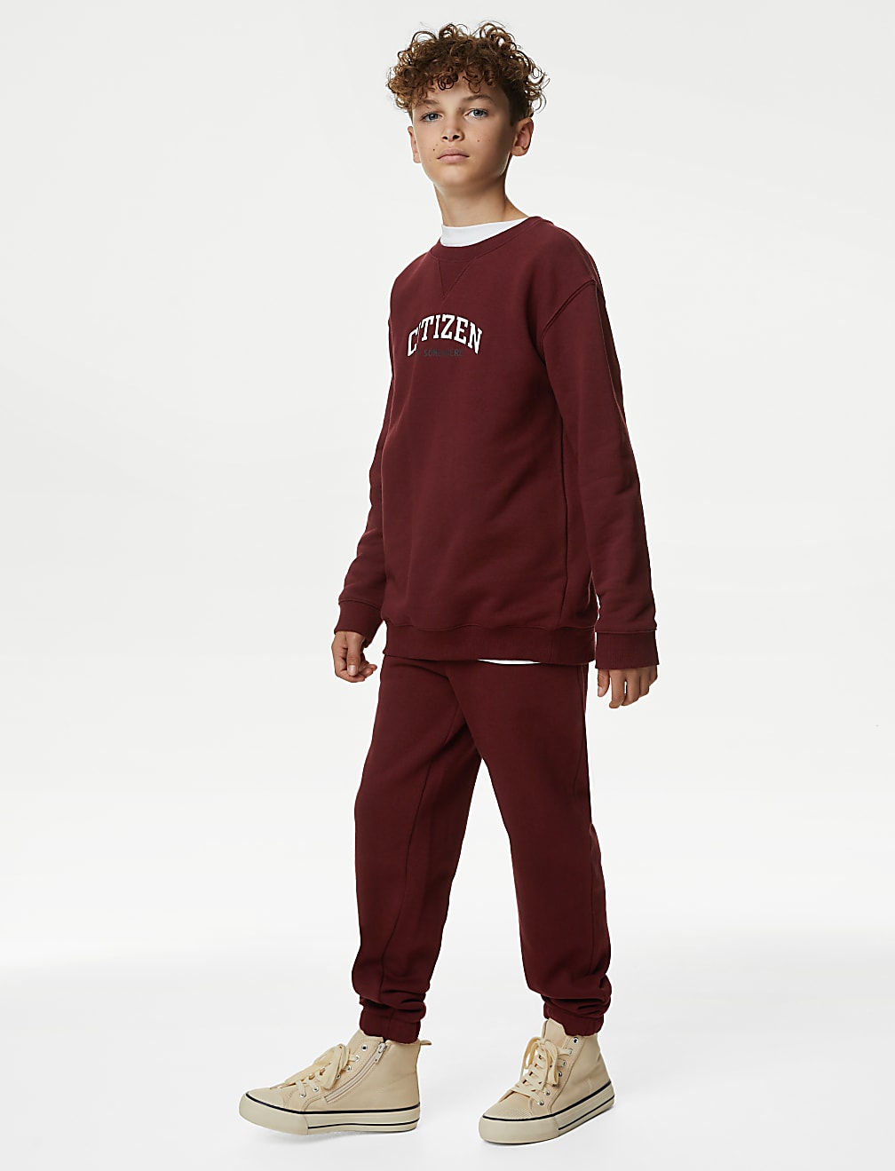 Cotton Rich Slogan Sweatshirt (6-16 Yrs)