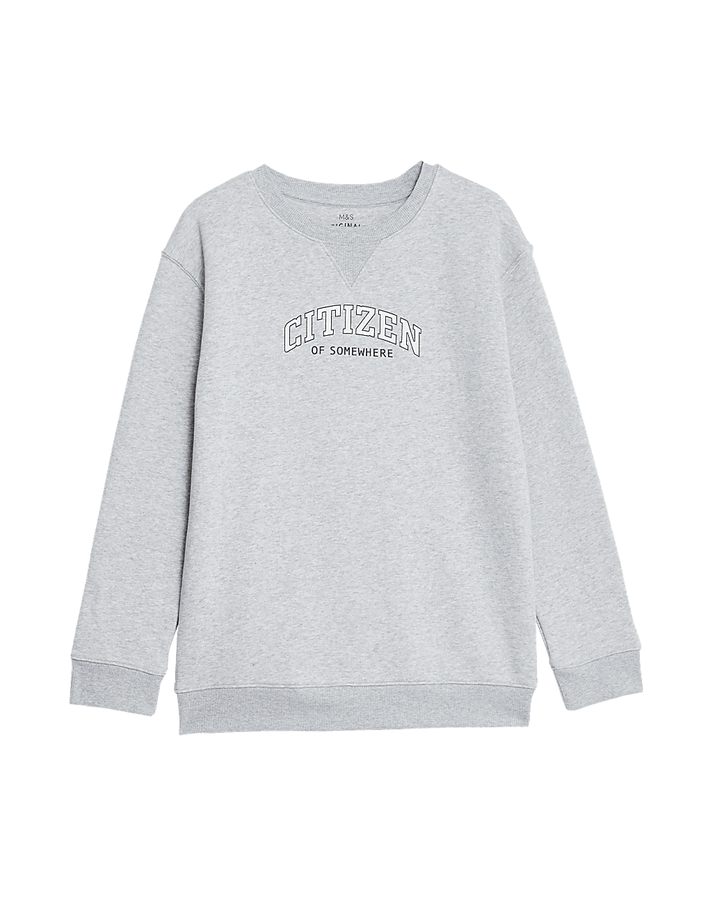 Cotton Rich Slogan Sweatshirt (6-16 Yrs)