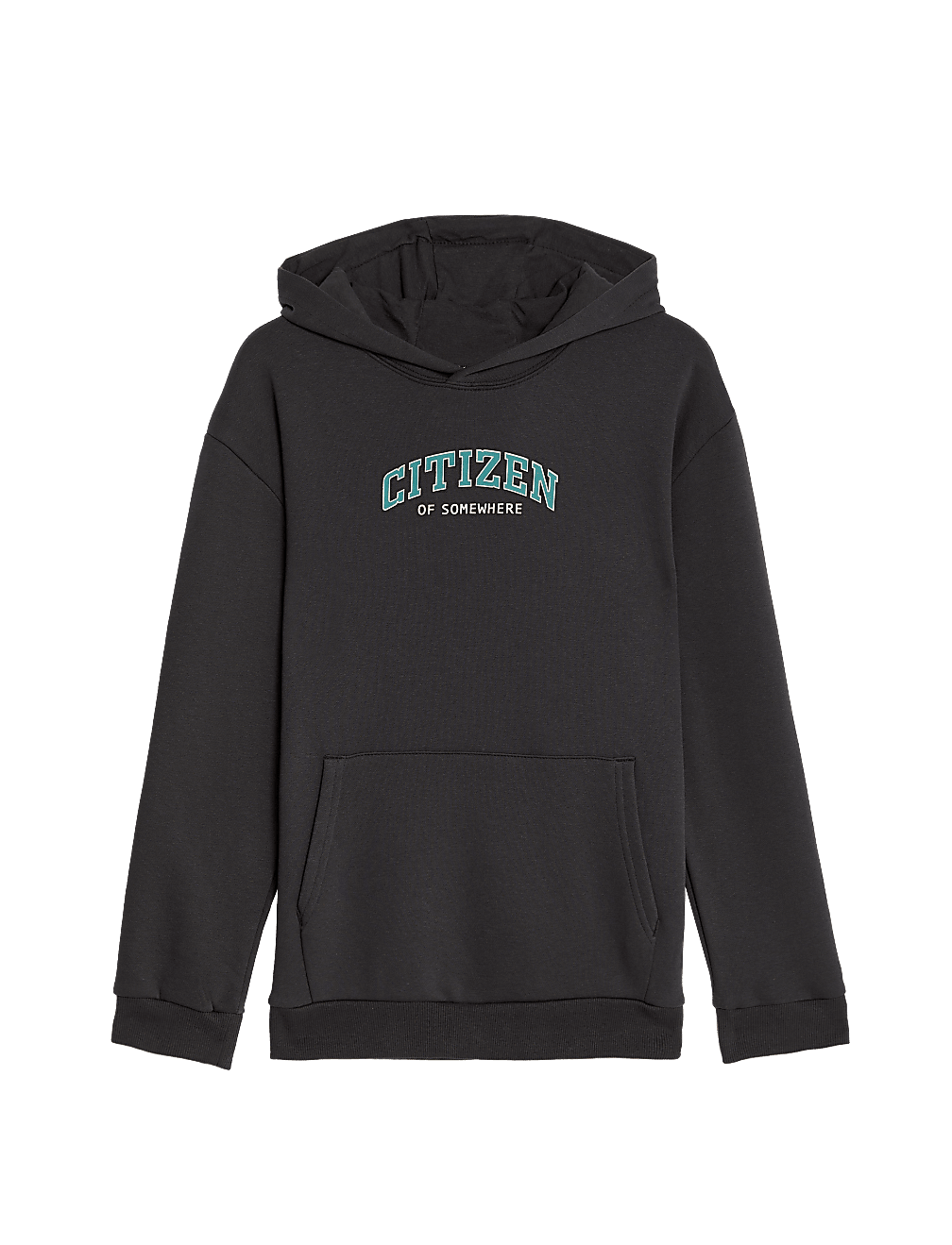 Cotton Rich Slogan Hoodie (6-16 Yrs)