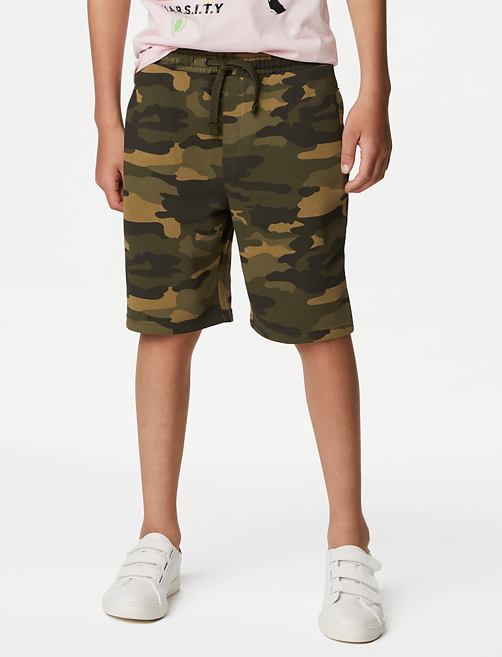 Cotton Rich Camouflage Shorts (6-16 Yrs)