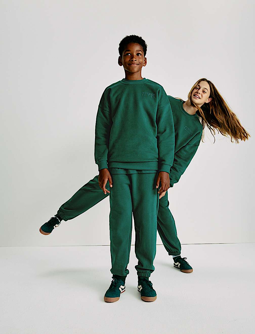 Cotton Rich Slogan Sweatshirt (6-16 Yrs)