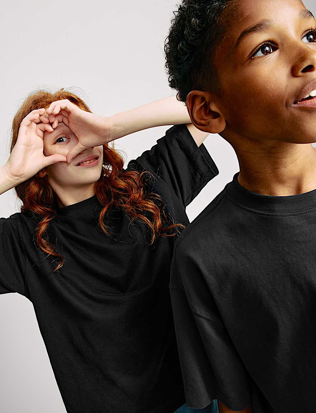 Pure Cotton Plain T-Shirt (6-16 Yrs)