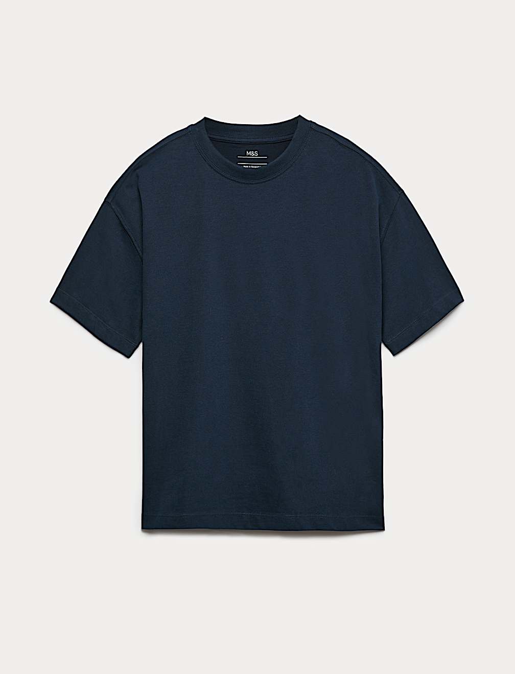 Pure Cotton Plain T-Shirt (6-16 Yrs)