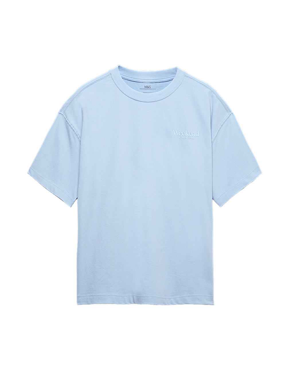 Pure Cotton Plain T-Shirt (6-16 Yrs)