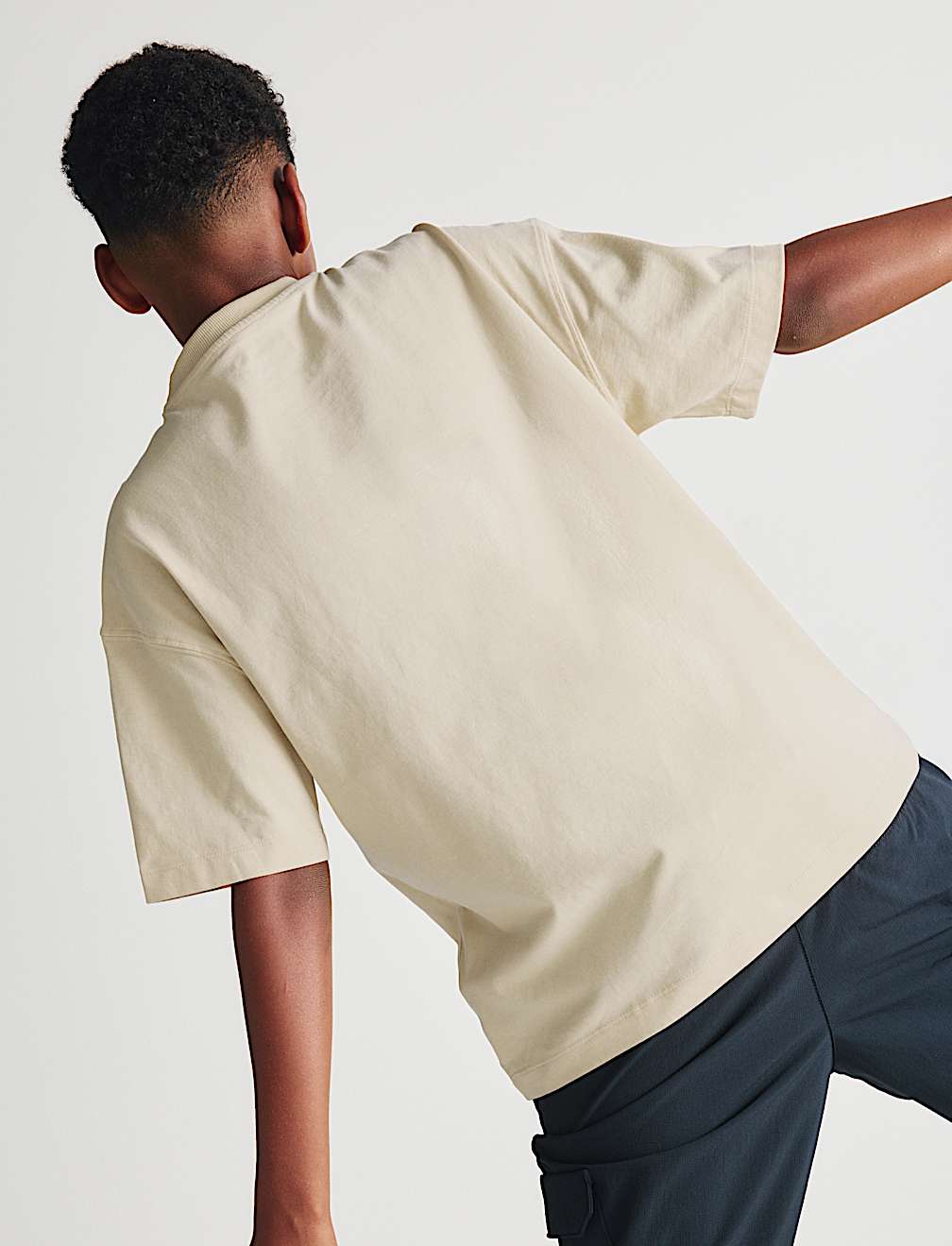 Pure Cotton Plain T-Shirt (6-16 Yrs)