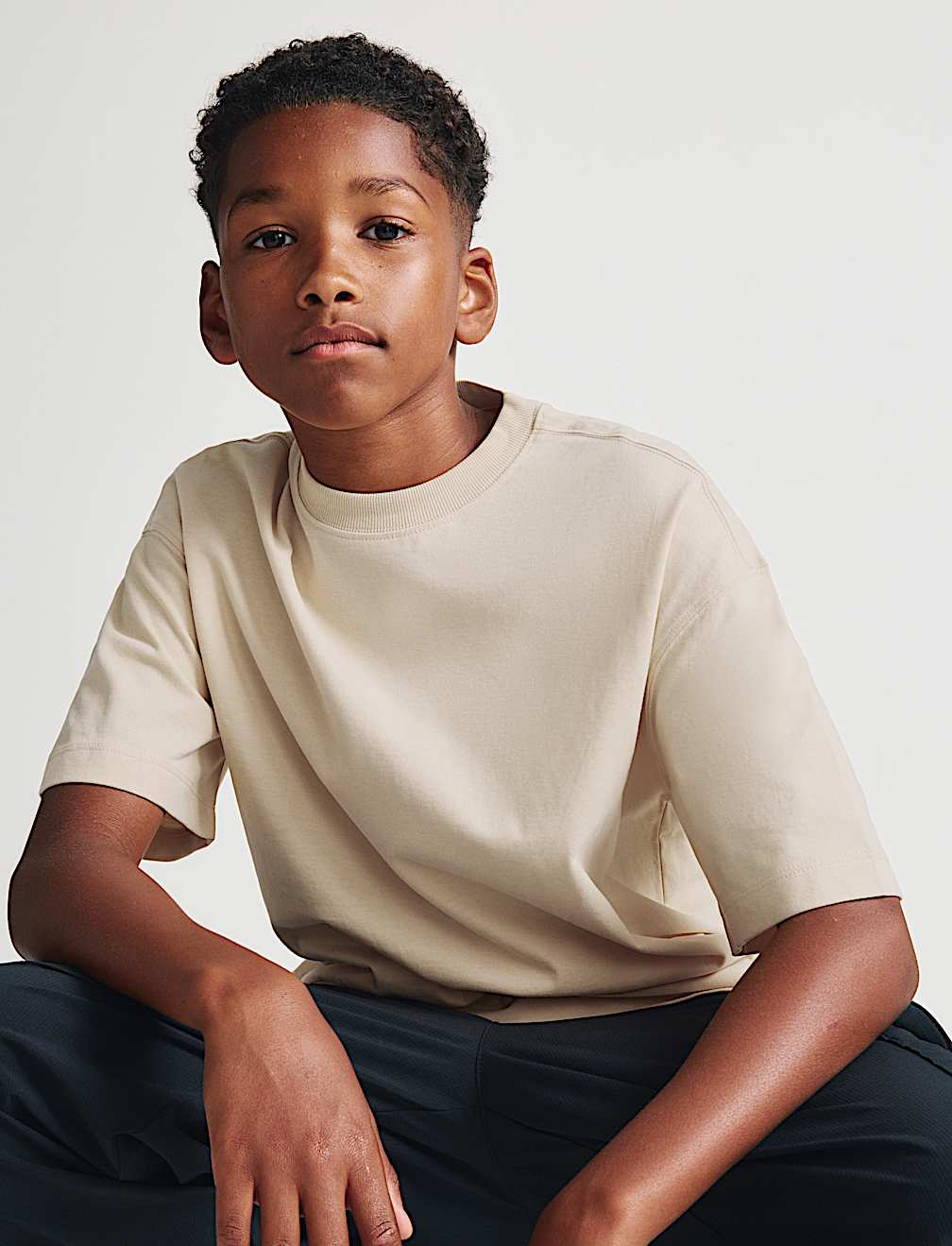 Pure Cotton Plain T-Shirt (6-16 Yrs)