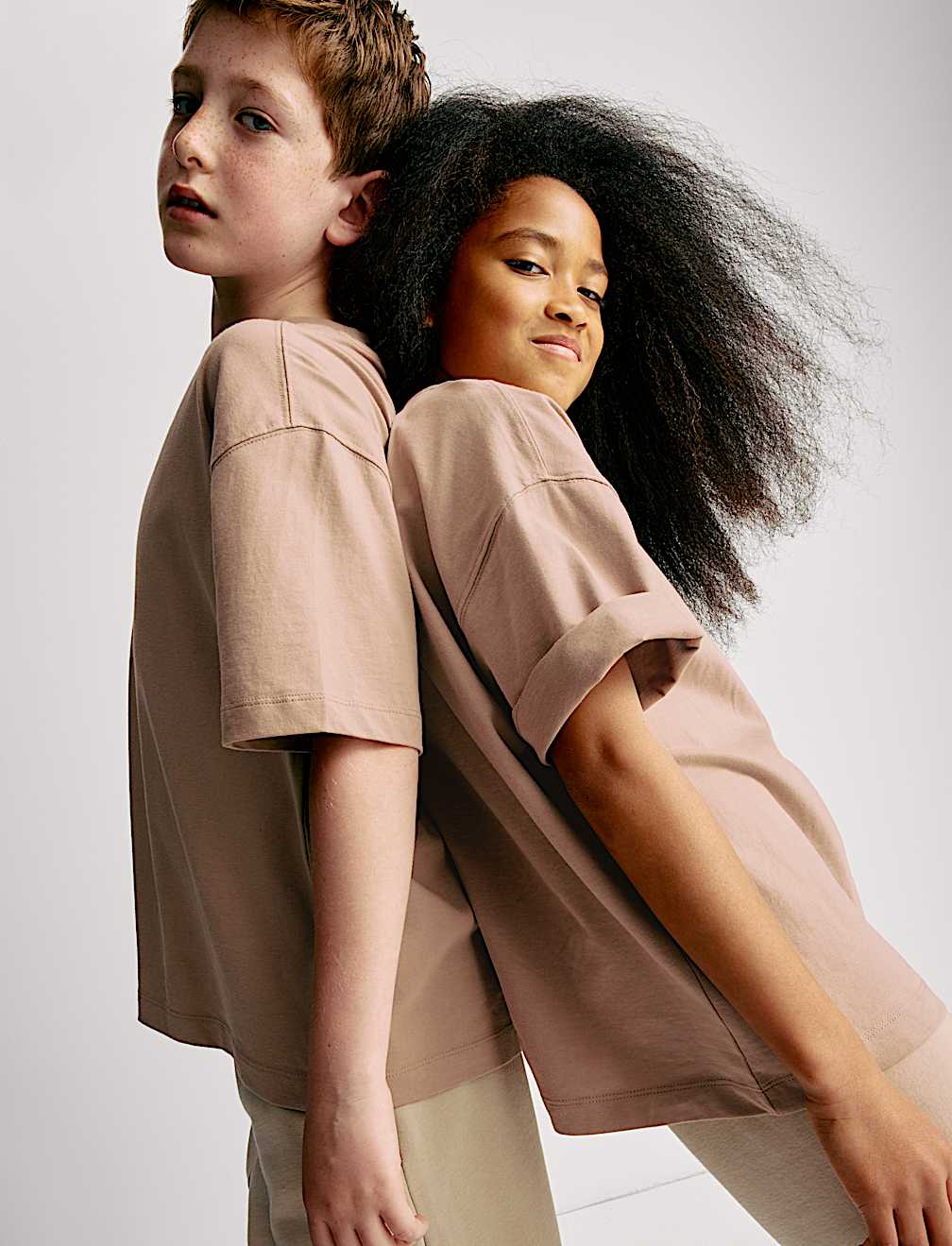 Pure Cotton Plain T-Shirt (2-16 Yrs)