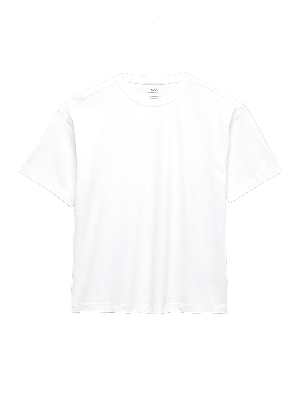 Pure Cotton Plain T-Shirt (6-16 Yrs)