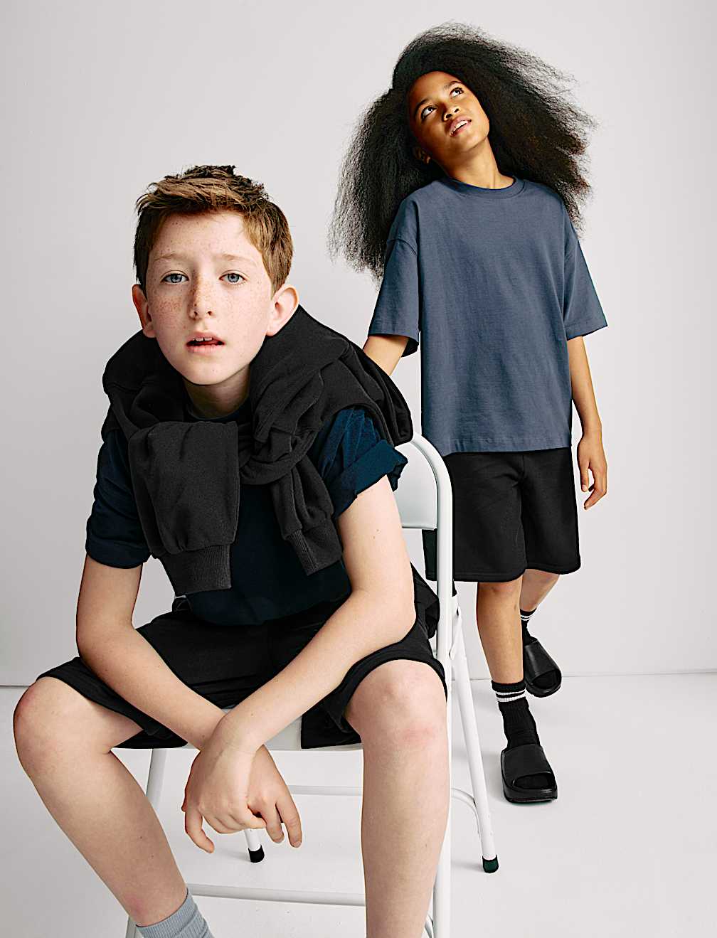 Cotton Rich Elasticated Waist Shorts (6-16 Yrs)