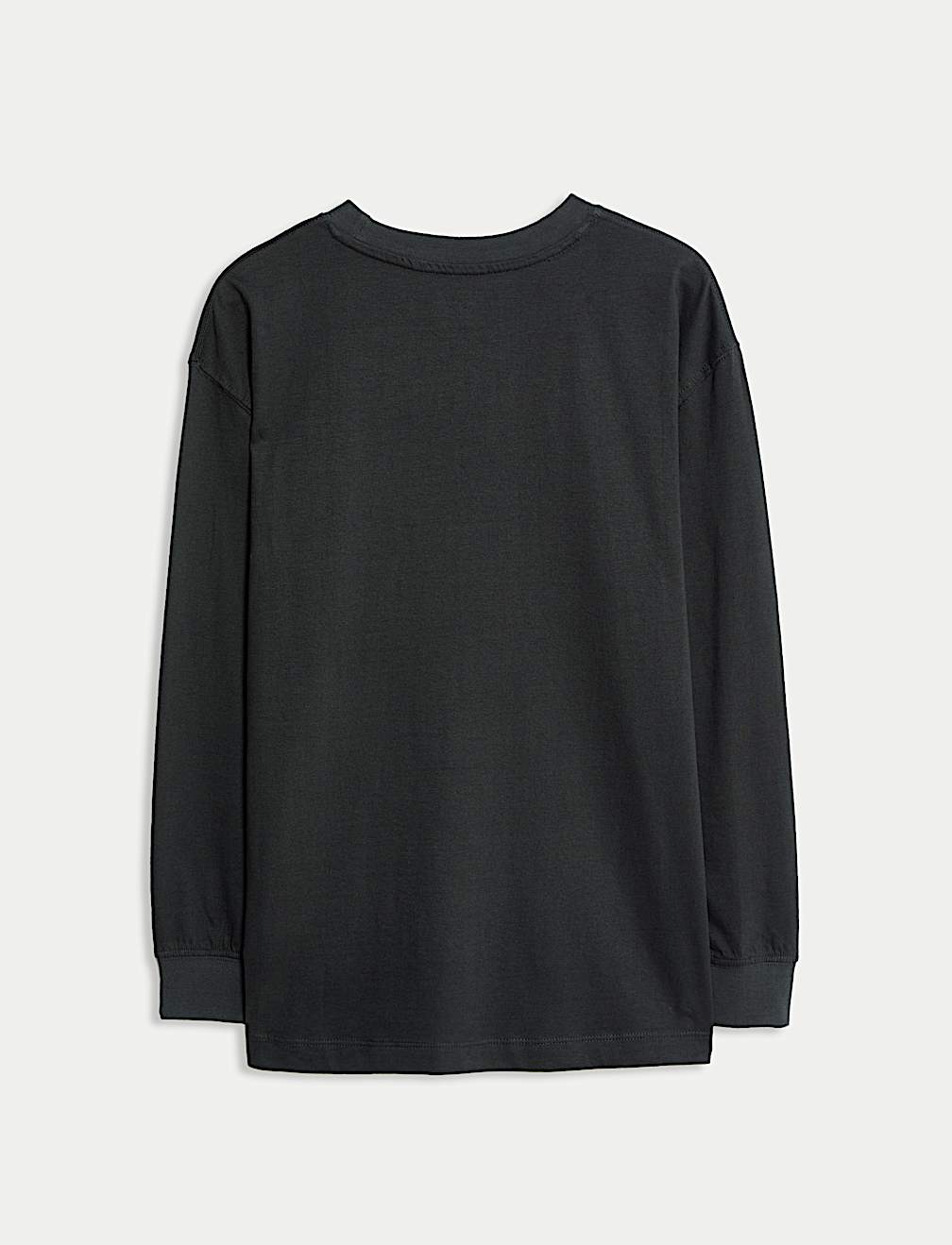 Pure Cotton Plain Long Sleeve Top (6-16 Yrs)