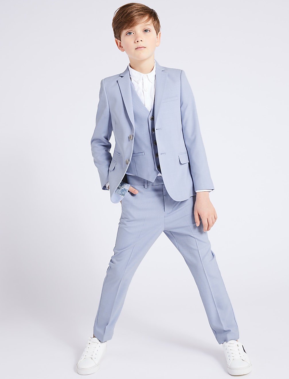 Blue Suit Trousers (3-16 Years)
