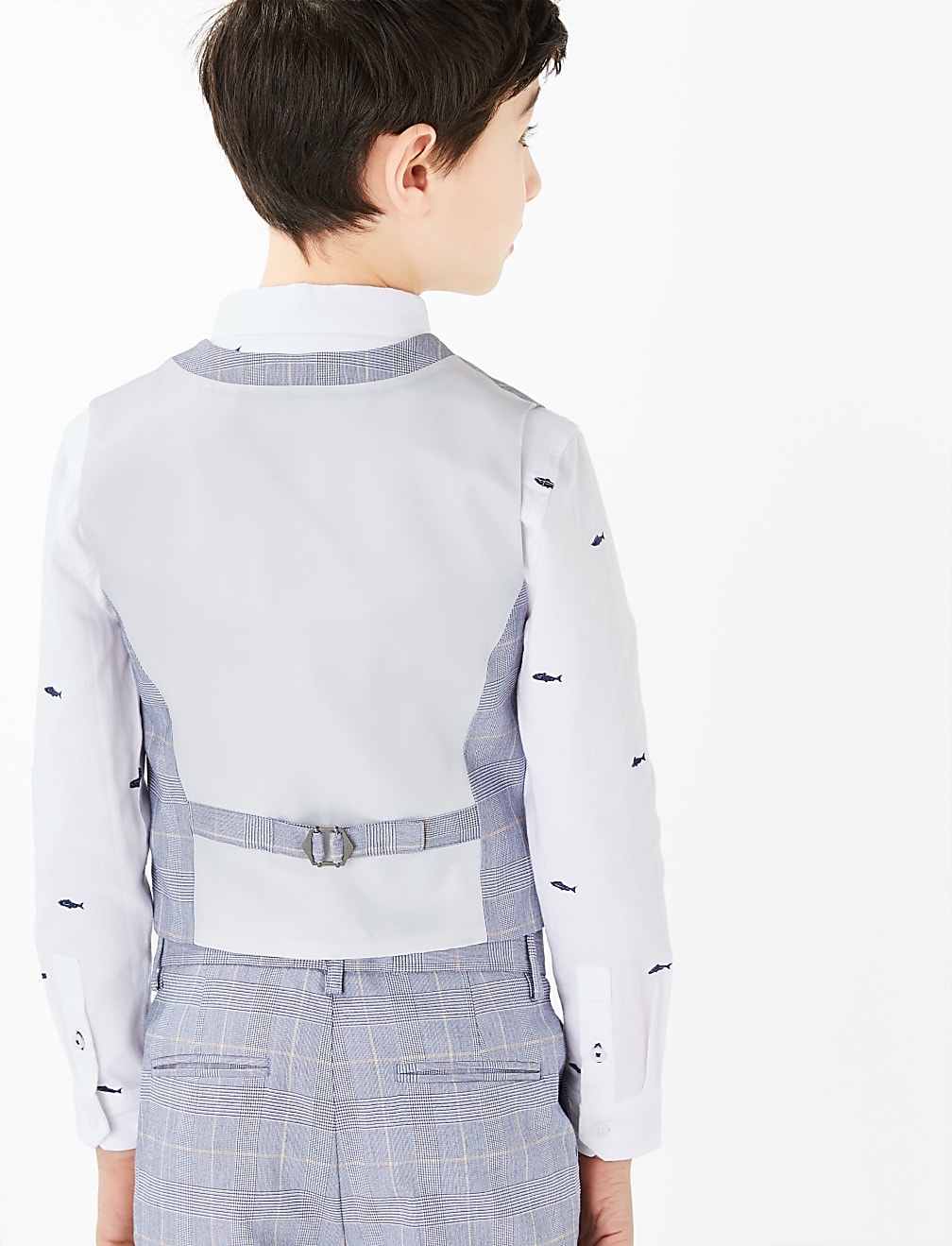 Checked Waistcoat (2-16 Yrs)