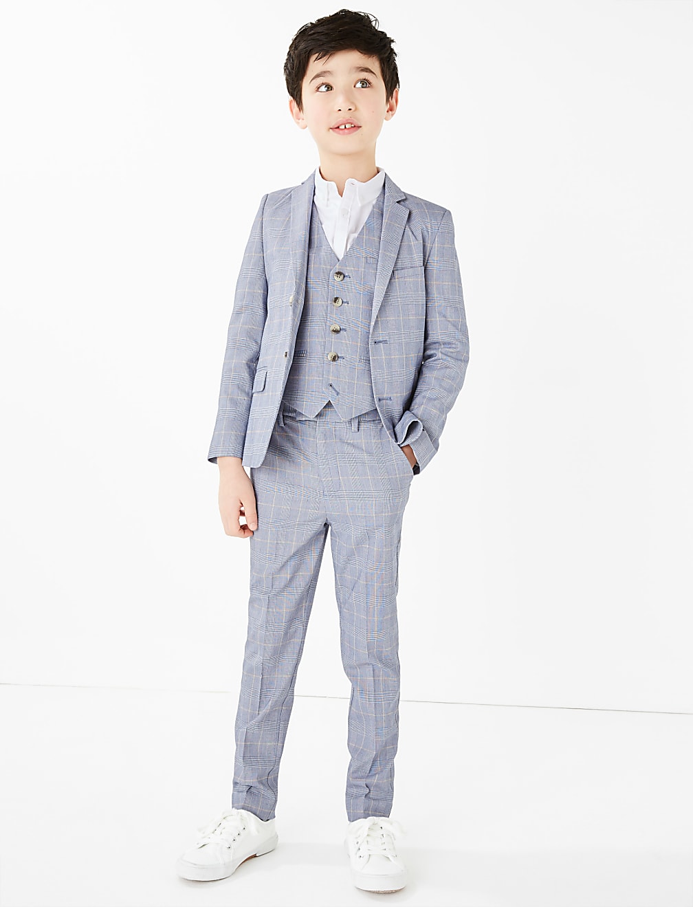 Checked Waistcoat (2-16 Yrs)