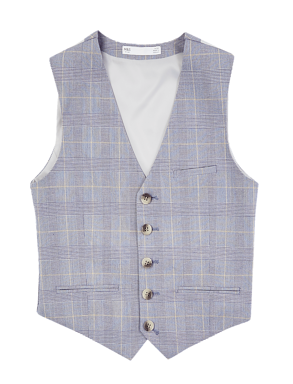 Checked Waistcoat (2-16 Yrs)