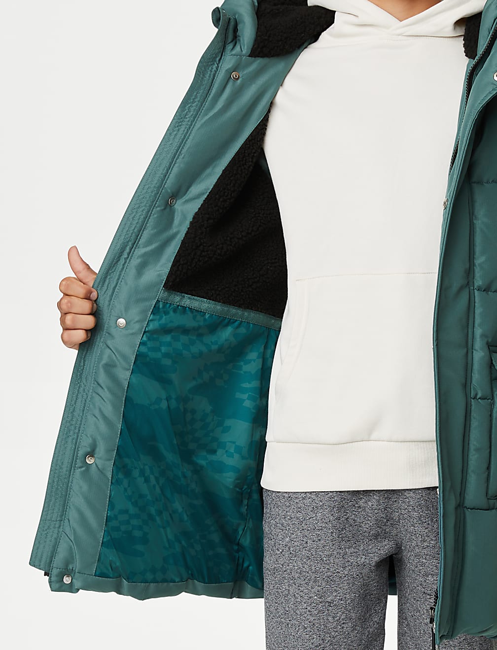 Stormwear™ Longline Padded Raincoat (6-16 Yrs)