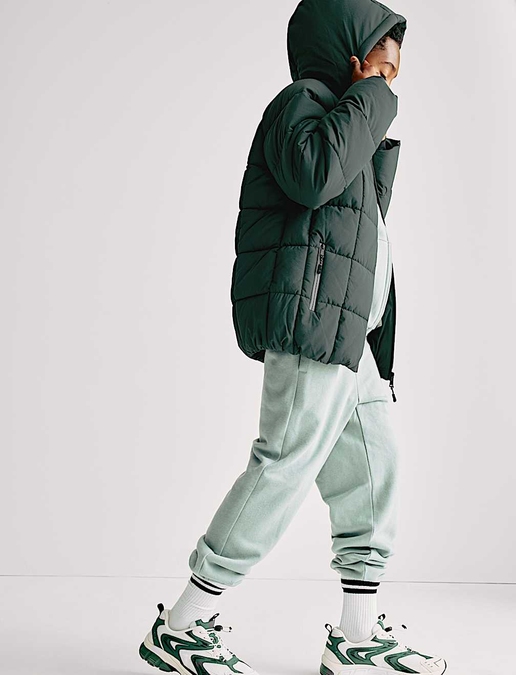 Hooded Padded Coat (6-16 Yrs)