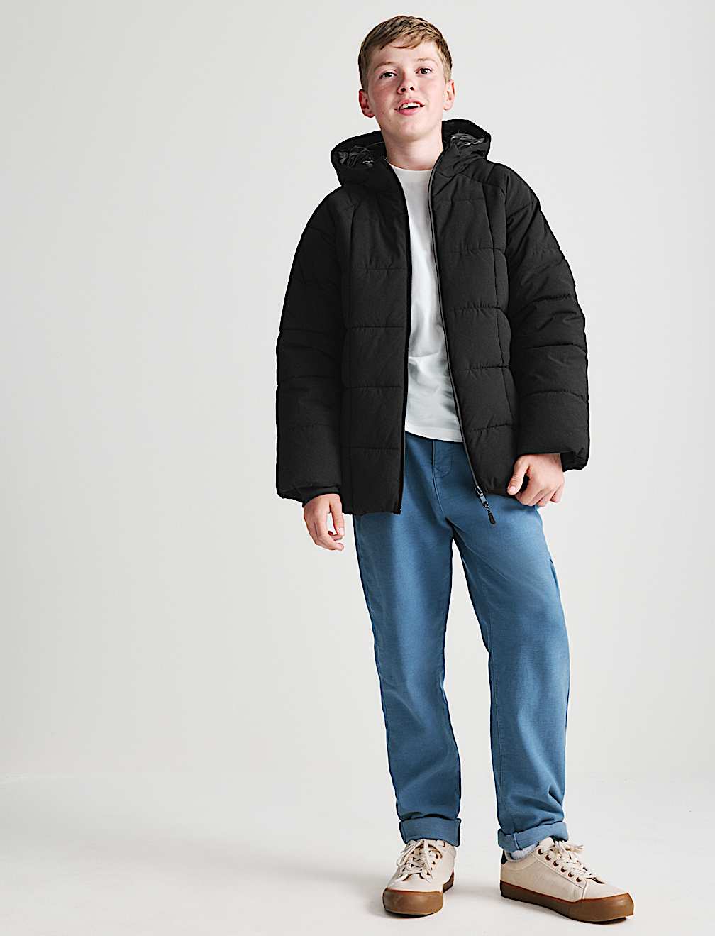 Hooded Padded Coat (6-16 Yrs)