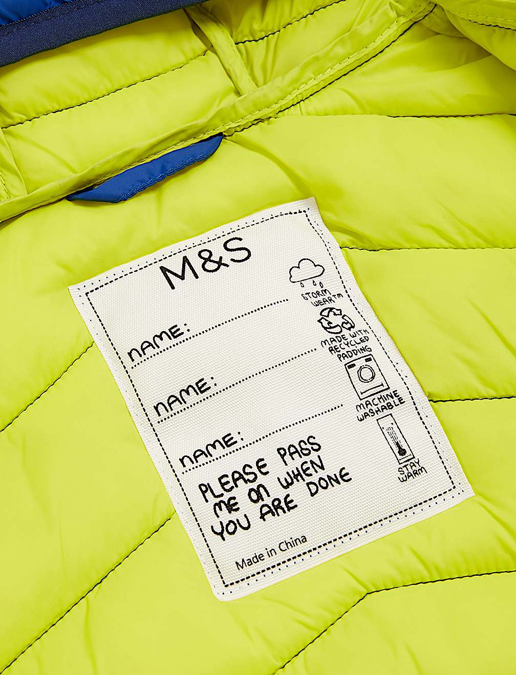 The Stormwear&trade; Lightweight Padded Jacket (2-16 Yrs)