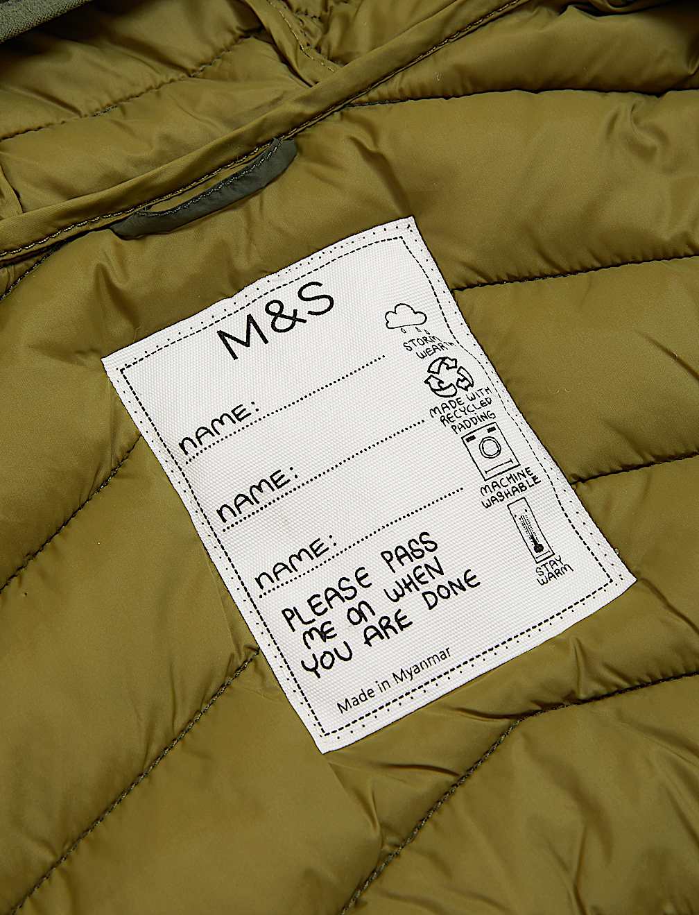 The Stormwear&trade; Lightweight Padded Jacket (2-16 Yrs)