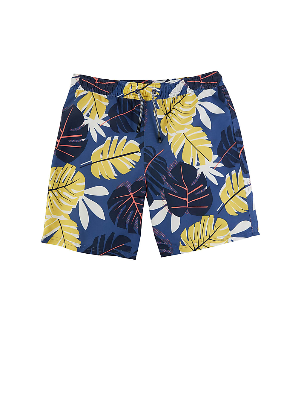 Leaf Design Swim Shorts (6-16 Yrs)