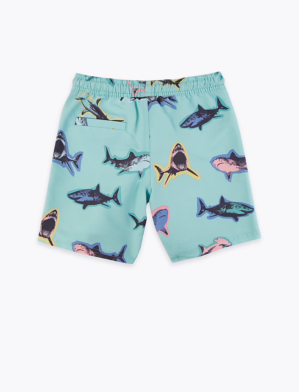 Shark Print Swim Shorts (6-16 Yrs)