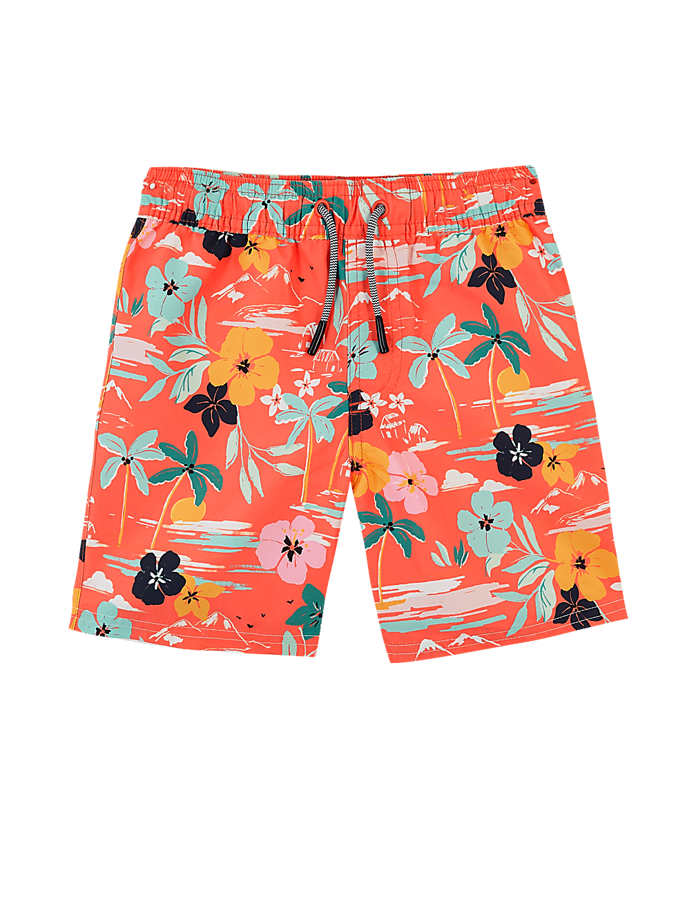 Hawaiian Print Swim Shorts (6-16 Years)