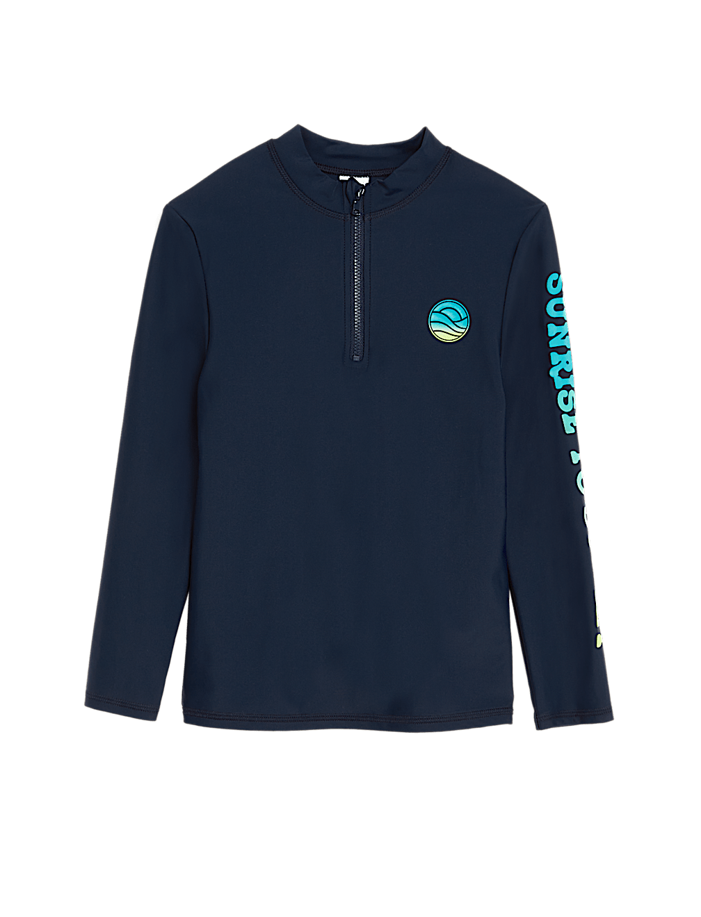 Slogan Long Sleeve Rash Vest
