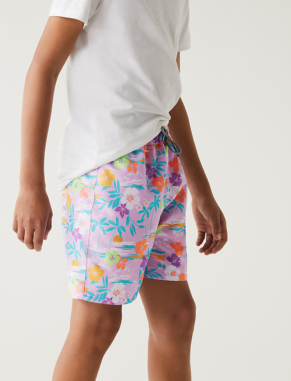 Tropical Swim Shorts (6-16 Yrs)