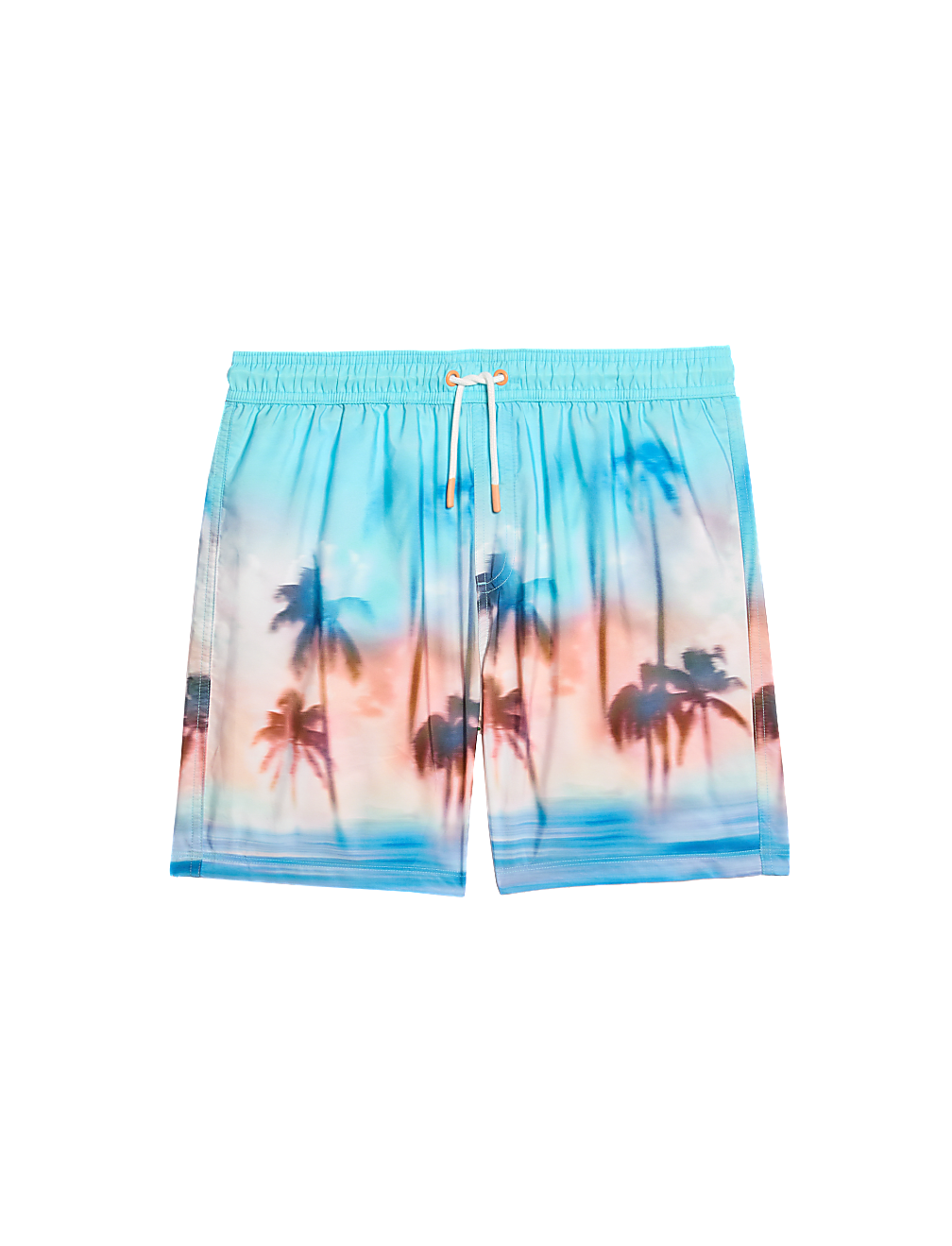 Palm Print Swim Shorts (6-16 Yrs)