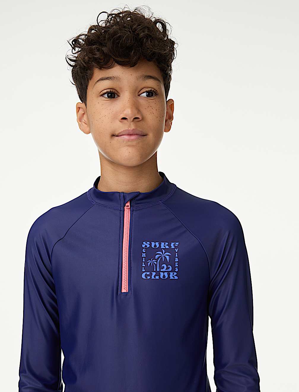 Graphic Long Sleeve Rash Vest (2-16 Yrs)
