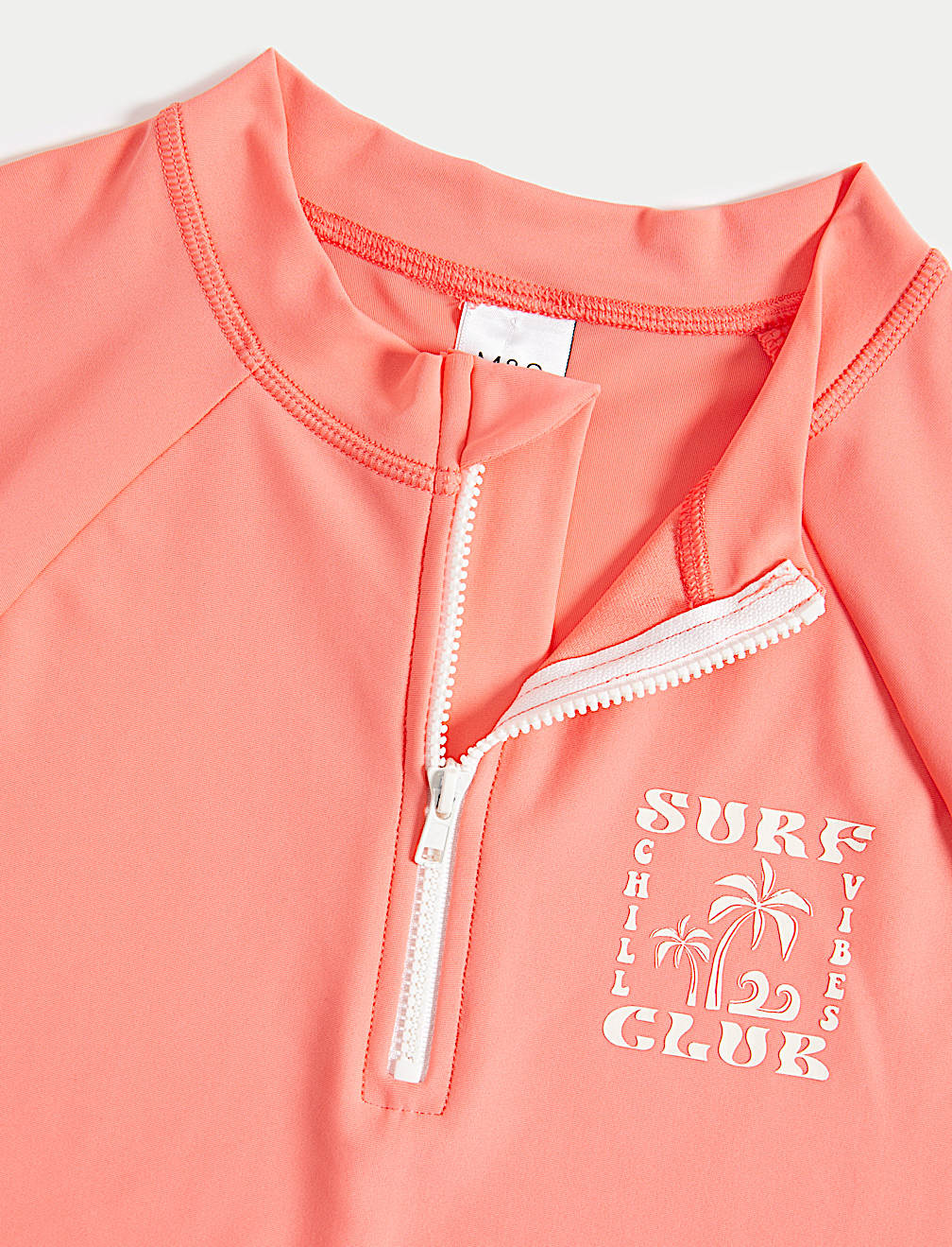 Quarter Zip Rash Vest (2-16 Yrs)