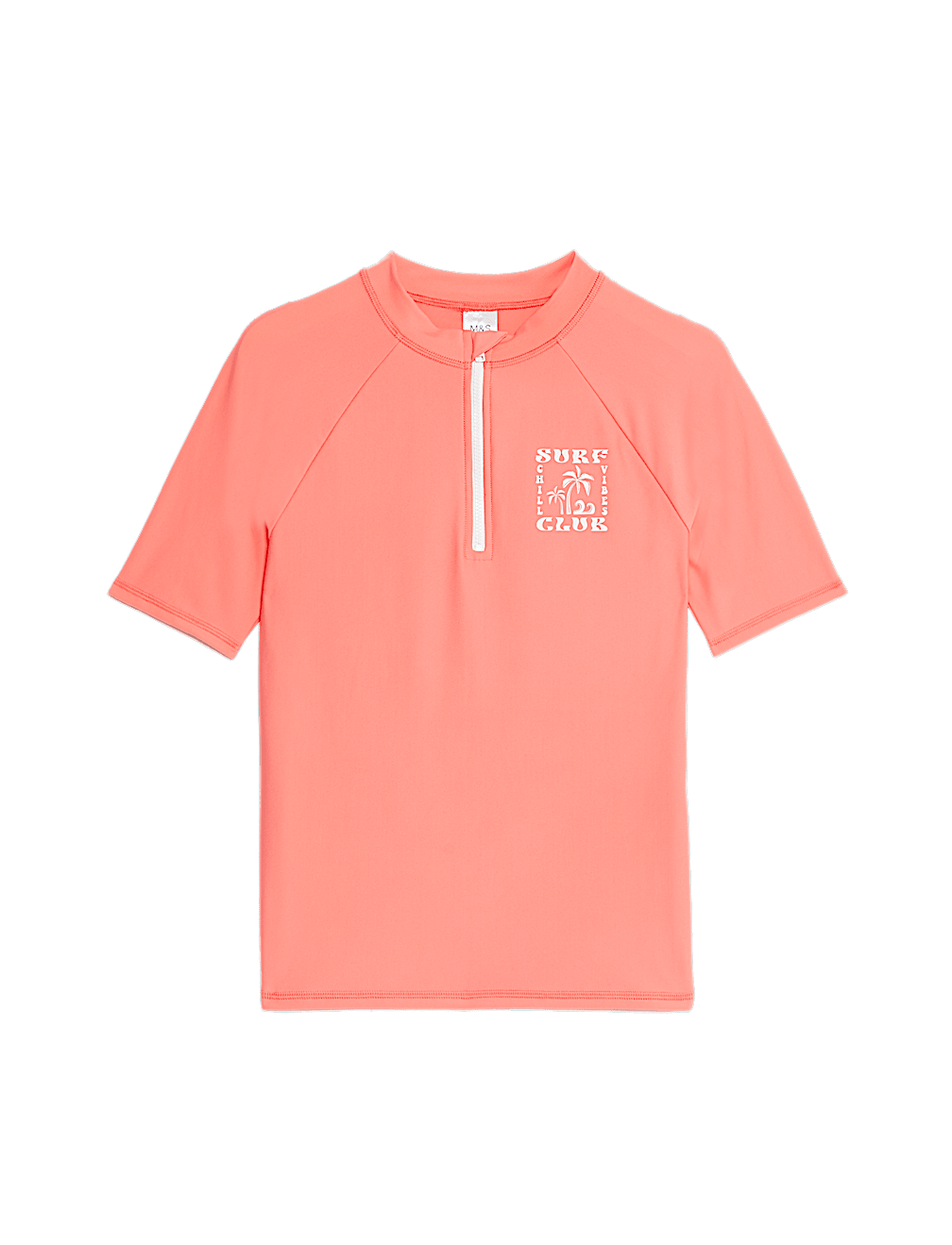 Quarter Zip Rash Vest (2-16 Yrs)