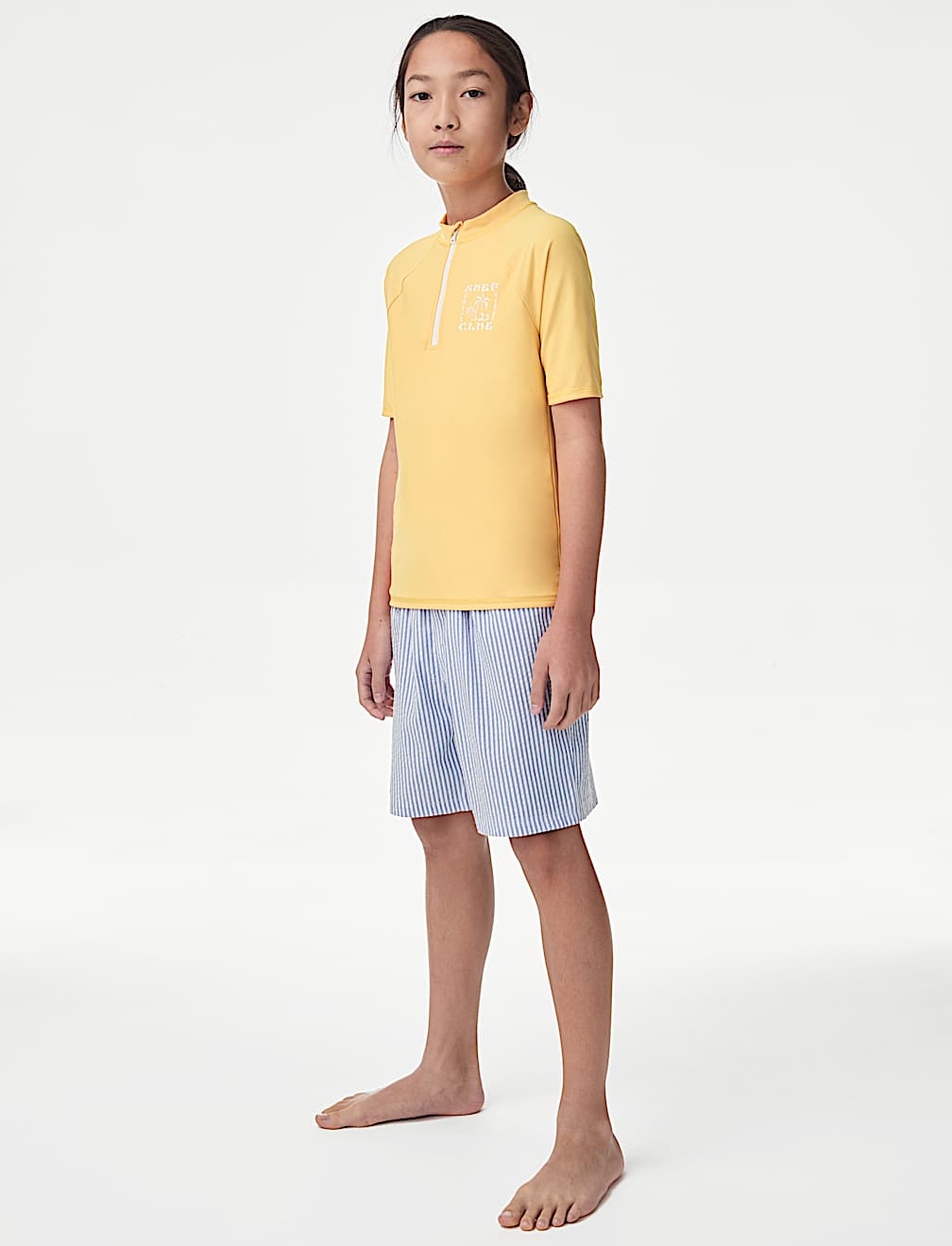 Quarter Zip Rash Vest (2-16 Yrs)