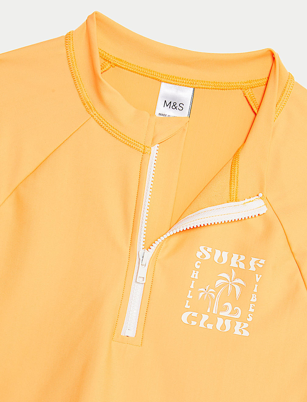Quarter Zip Rash Vest (2-16 Yrs)