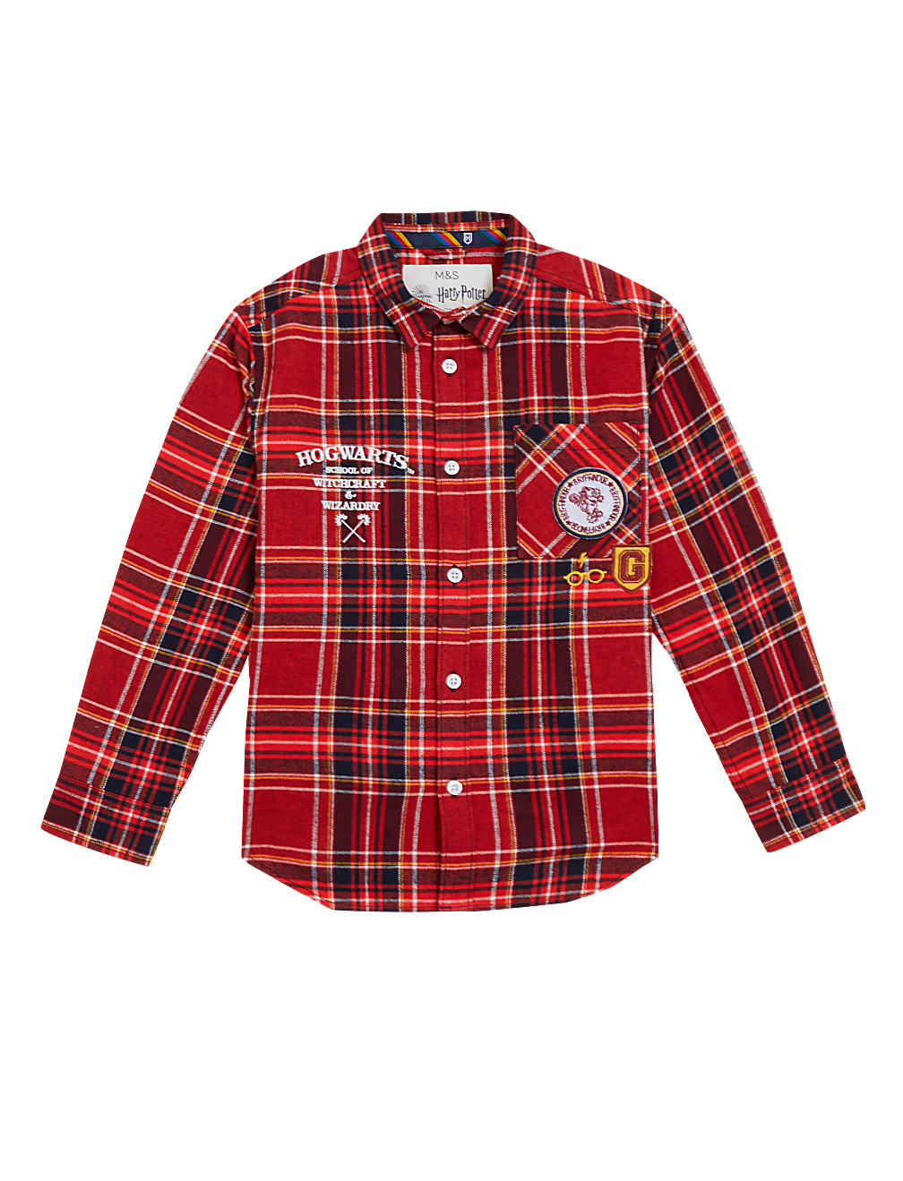 Pure Cotton Harry Potter™ Checked Shirt (2-16 Yrs)