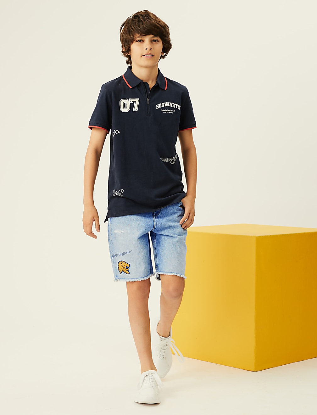 Pure Cotton Denim Harry Potter&trade; Shorts (2-16 Yrs)