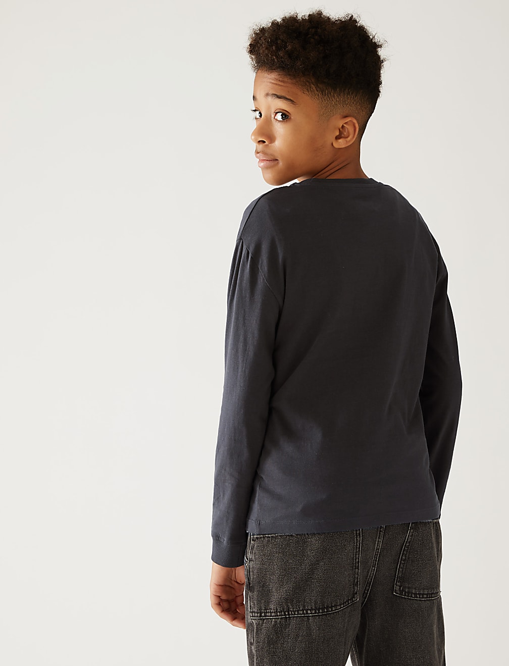 Pure Cotton Black Panther&trade; Top (6-16 Yrs)