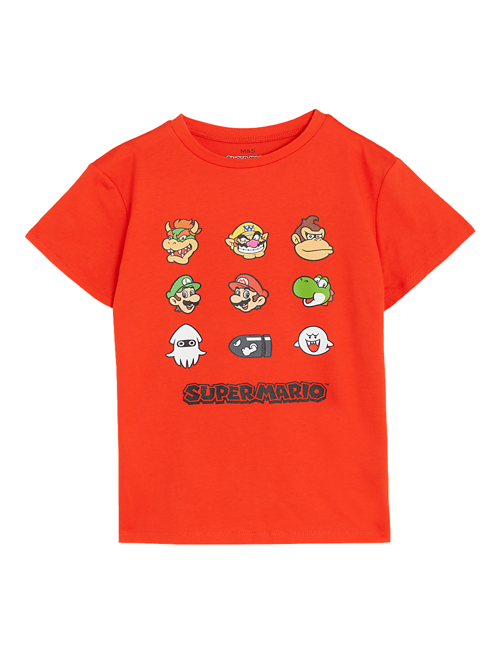 Pure Cotton Super Mario T-Shirt (6-16 Yrs)