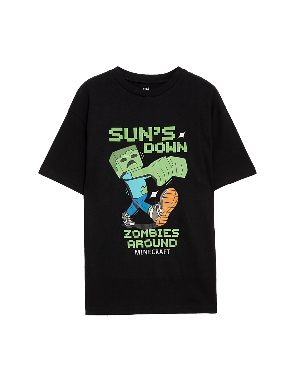Pure Cotton Minecraft™ T-Shirt (6-16 Yrs)