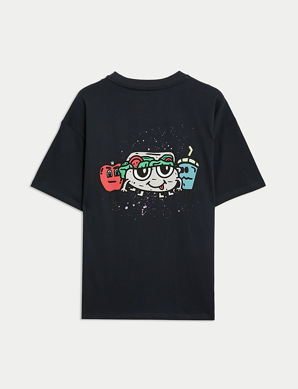 Pure Cotton Slogan T-Shirt (6-16 Yrs)