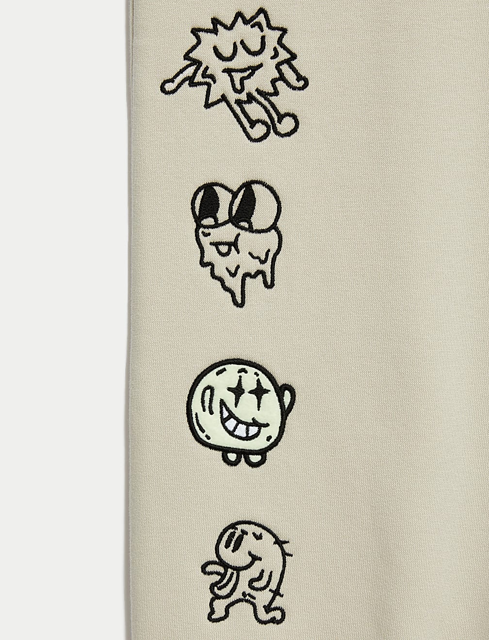 Cotton Rich Embroidered Joggers (6-16 Yrs)