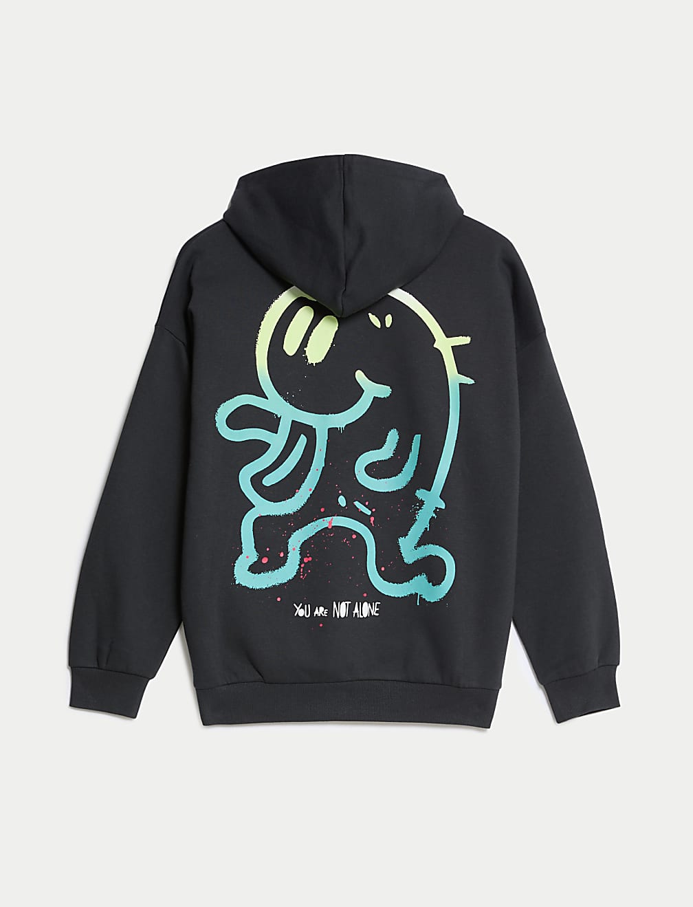 Cotton Rich Slogan Hoodie (6-16 Yrs)