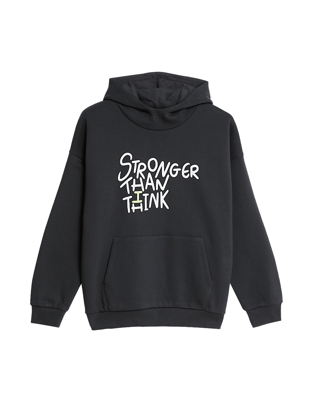 Cotton Rich Slogan Hoodie (6-16 Yrs)