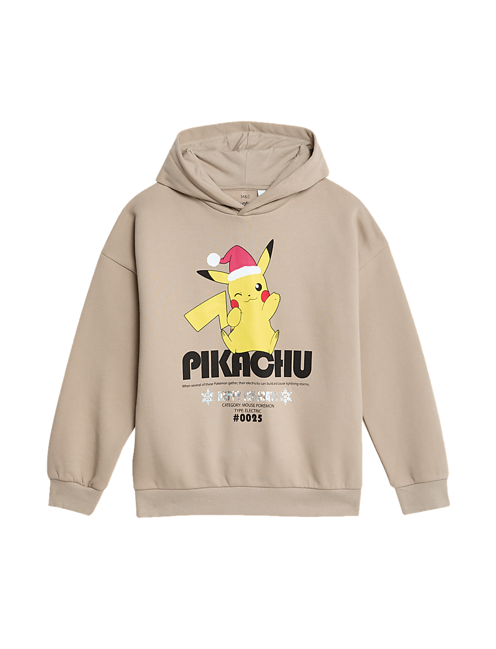 Cotton Rich Pokémon™ Christmas Hoodies (6-16 Yrs)