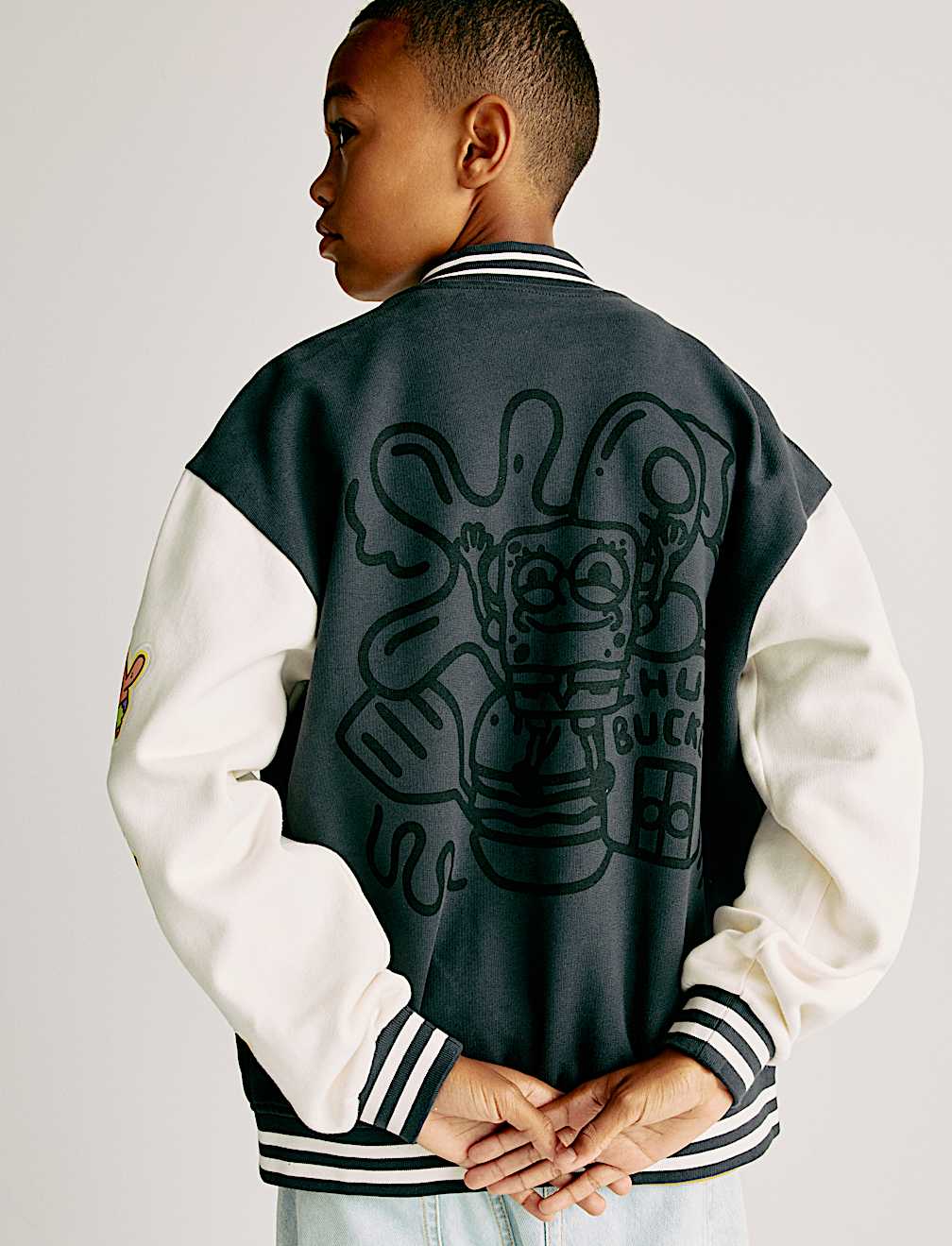 Doodle Boy™ x SpongeBob SquarePants™ Bomber Jacket (4-16 Yrs)