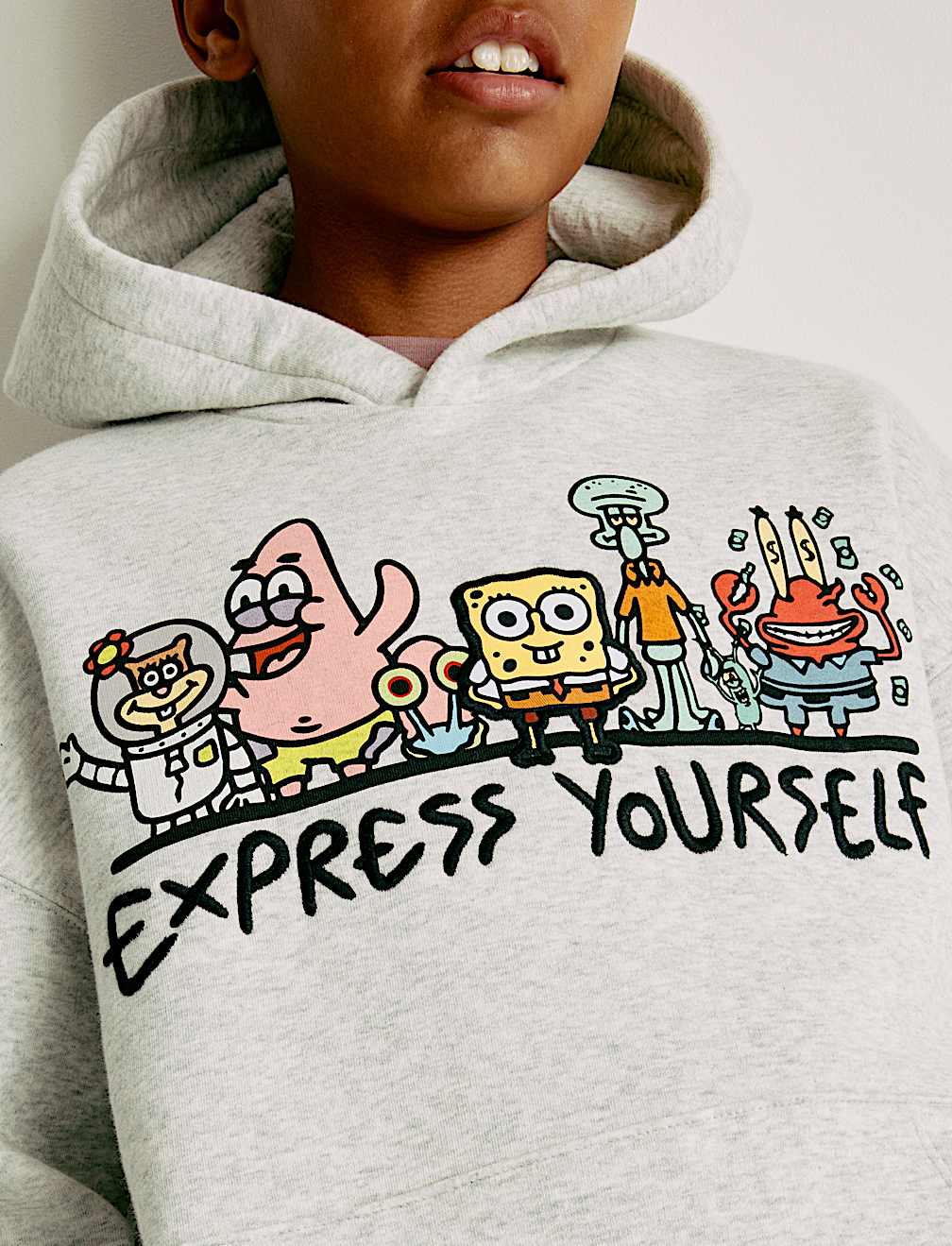 Doodle Boy™ x SpongeBob SquarePants™ Graphic Hoodie (4-16 Yrs)