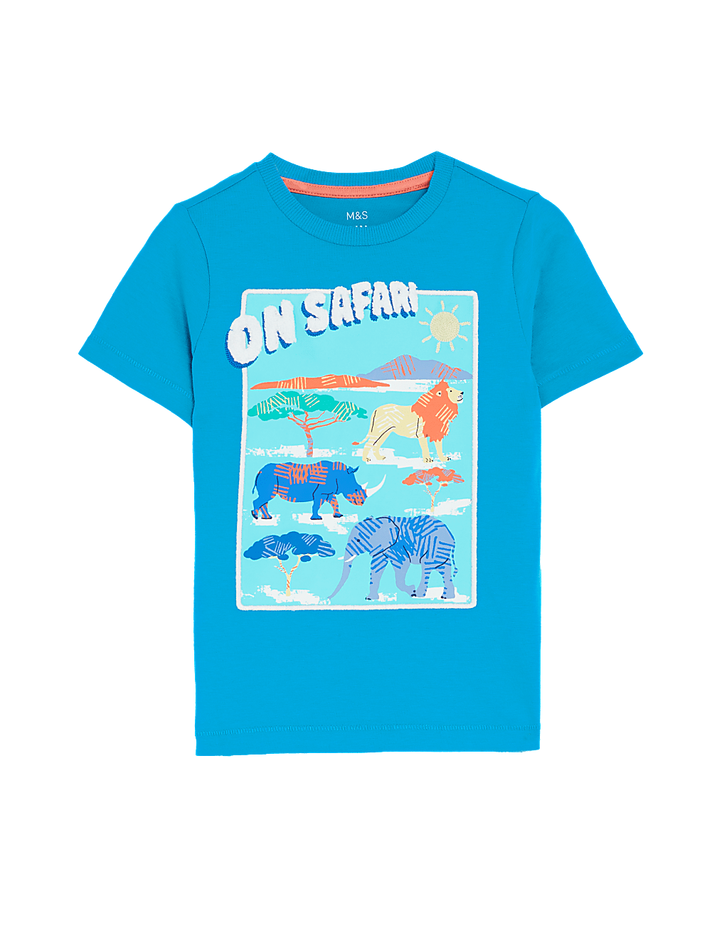 Pure Cotton Safari Print T-Shirt (2-8 Yrs)