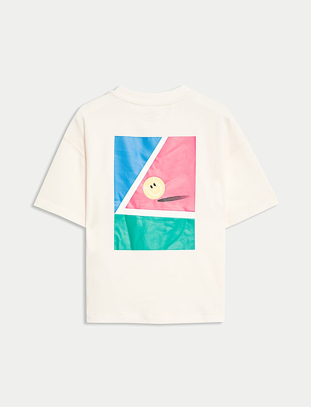 Pure Cotton Back Graphic T-Shirt (2-8 Yrs)