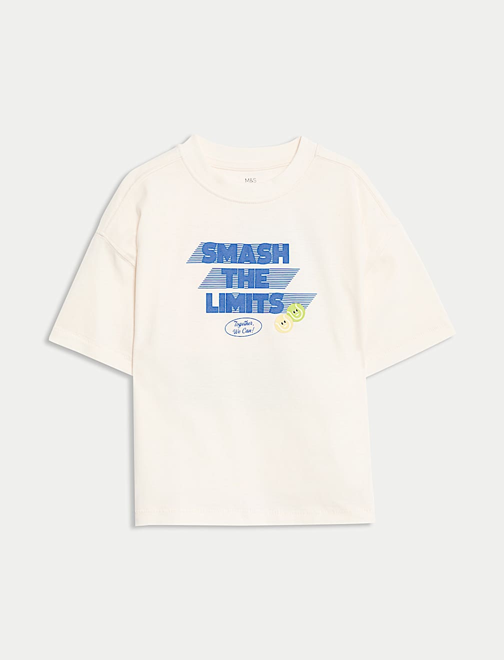 Pure Cotton Back Graphic T-Shirt (2-8 Yrs)