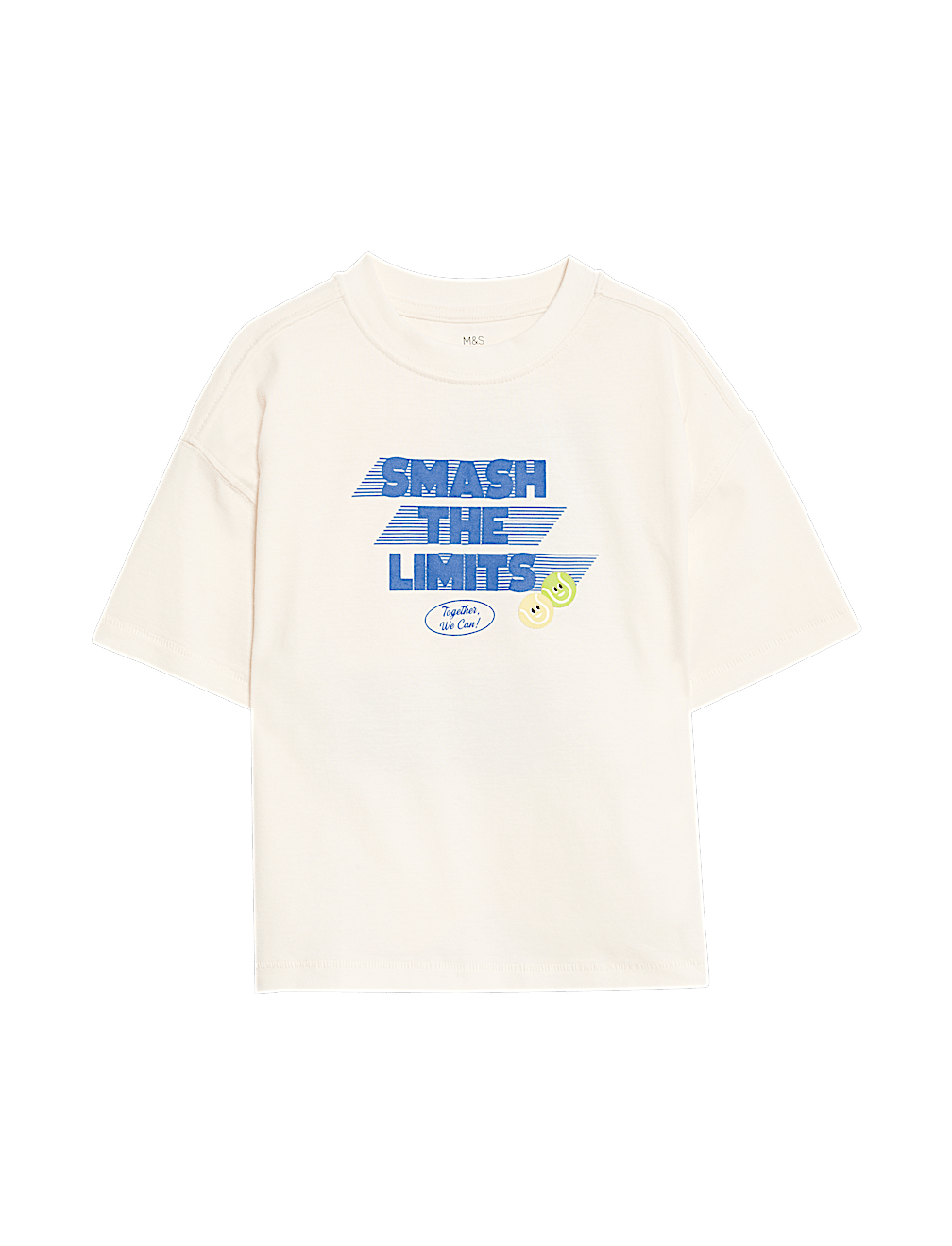 Pure Cotton Back Graphic T-Shirt (2-8 Yrs)